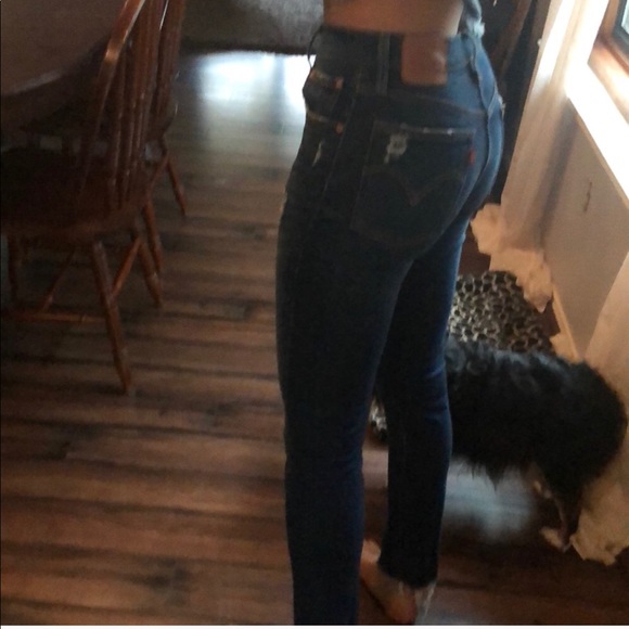 Levi’s 501 Skinny Jeans Button Fly - Picture 3 of 7